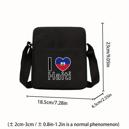 I Love Haitiβ Fisherman Hat & Crossbody Bag Set