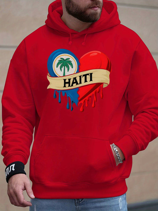 Menβs Haiti Printed Hoodie β Stylish & Comfortable Streetwear Essential