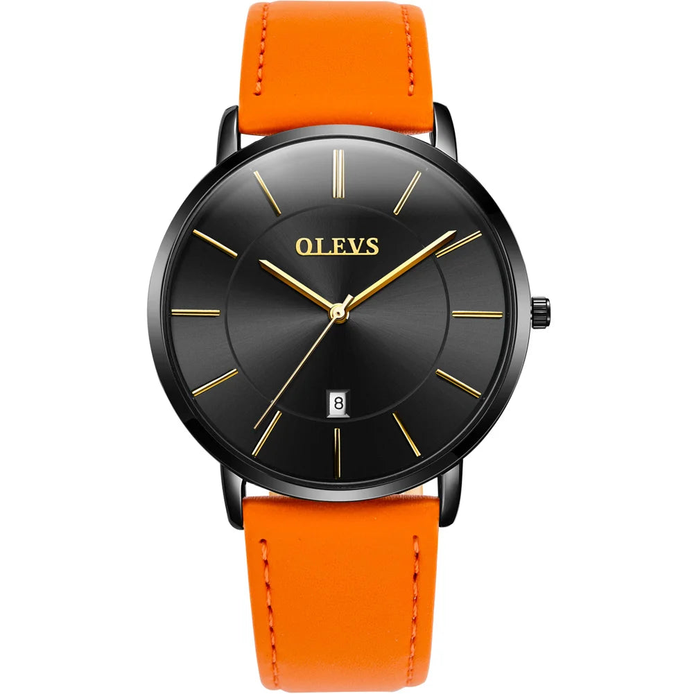 Menโs Quartz Watch โ Ultra-Thin Waterproof Business