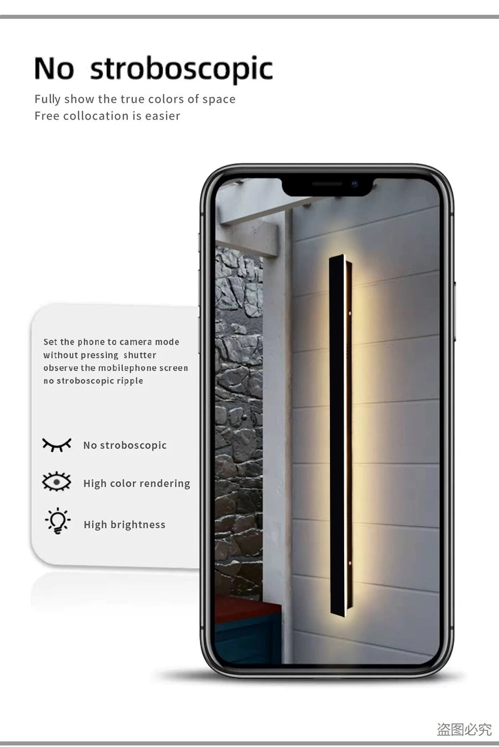 Waterproof Outdoor LED Wall Light โ IP65 Modern Aluminum Wall Lamp, Dimmable, 110โ240V
