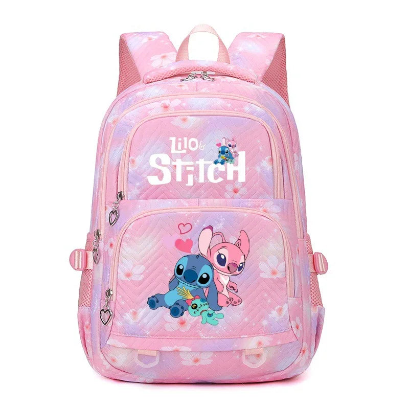 Stitch Backpack โ Large Capacity Anime Print Daypack for School, Travel
