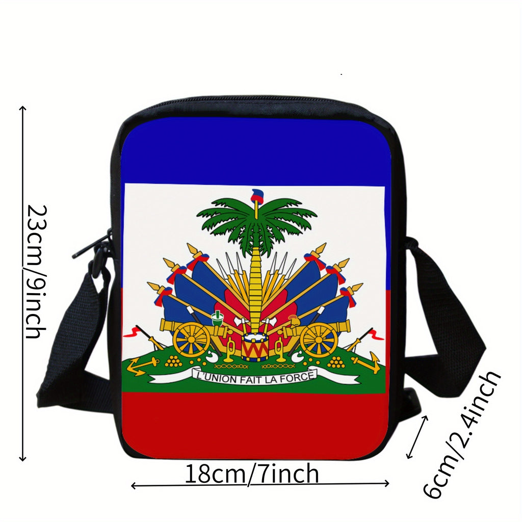 Mini Crossbody Bag Unisex Simple Shoulder Handbag Wallet Phone Pouch with Adjustable