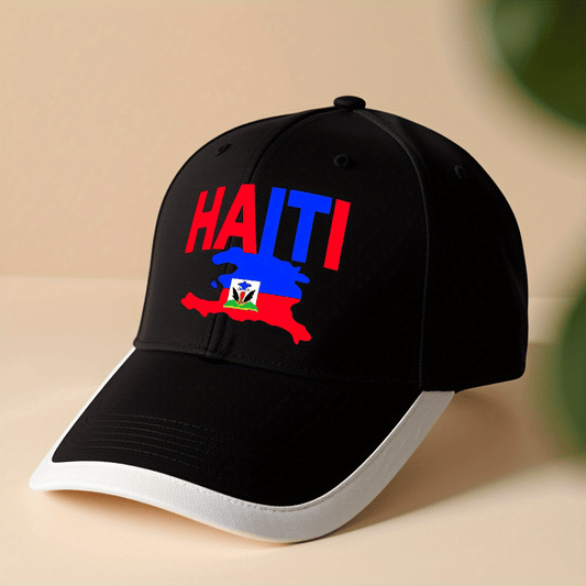 Haiti Map Heritage Baseball Cap – Vintage Lightweight Men’s Pride Hat
