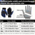 Unisex Four-Season Touchscreen Gloves - Breathable Motorcycle & Cycling Gloves