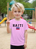 Boys' Haiti Graphic Cotton T-Shirt