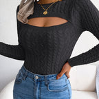 Long Sleeve High Stretch Acrylic Blend Women's