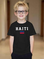Boys' Haiti Graphic Cotton T-Shirt
