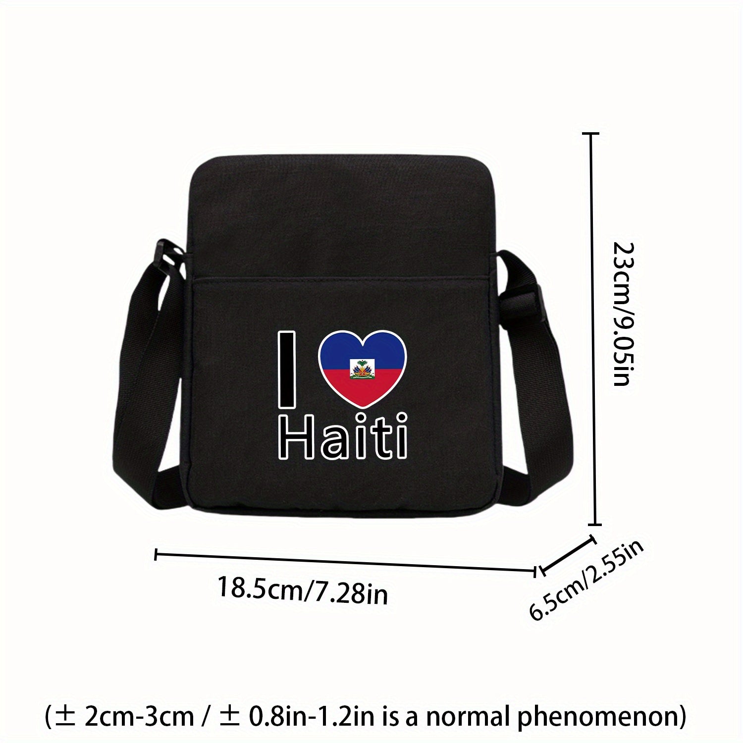 I Love Haiti” Fisherman Hat & Crossbody Bag Set