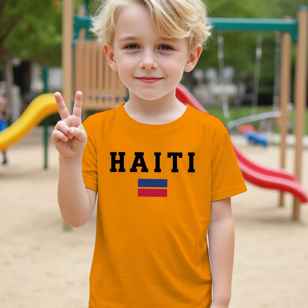 Boys' Haiti Graphic Cotton T-Shirt