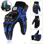 Unisex Four-Season Touchscreen Gloves - Breathable Motorcycle & Cycling Gloves