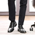 Genuine Leather Derby Shoes