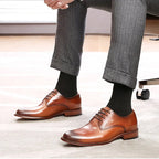 Genuine Leather Derby Shoes