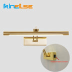 Modern Waterproof LED Bathroom Vanity Light – Stainless Steel Wall Lamp with Switch