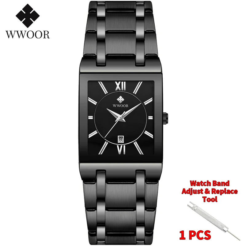WWOOR Luxury Gold Watch for Men