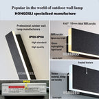 Waterproof Outdoor LED Wall Light – IP65 Modern Aluminum Wall Lamp, Dimmable, 110–240V