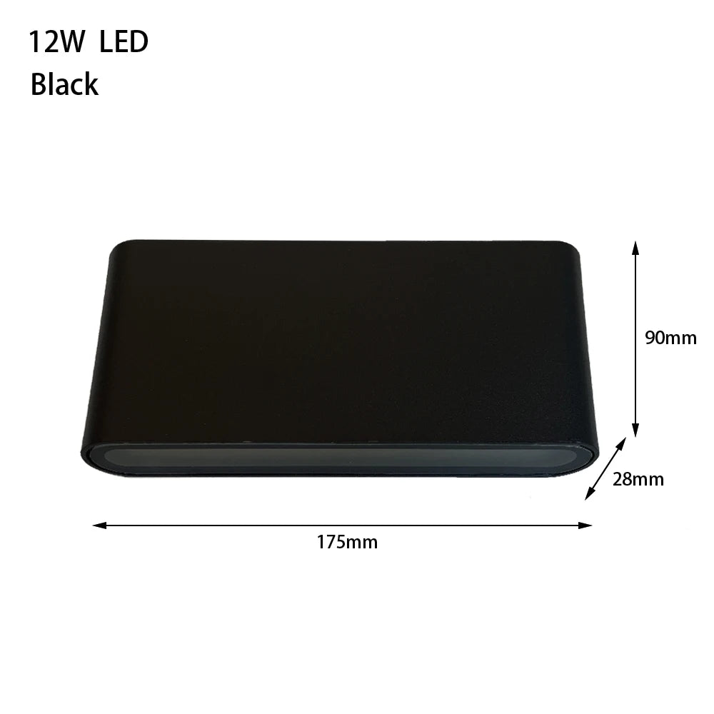 Modern Aluminum Wall Lamp for Outdoor & Indoor