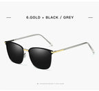 Men's Sunglasses New Arrival Square Polarized Sunglasses Metal Driver Night Vision Goggles Sunglasses
