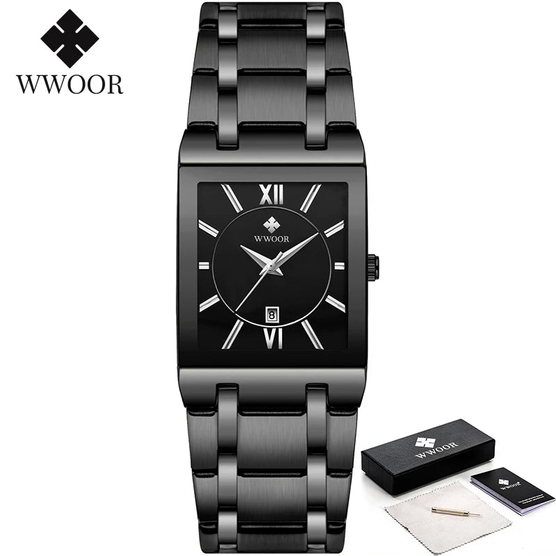WWOOR Luxury Gold Watch for Men