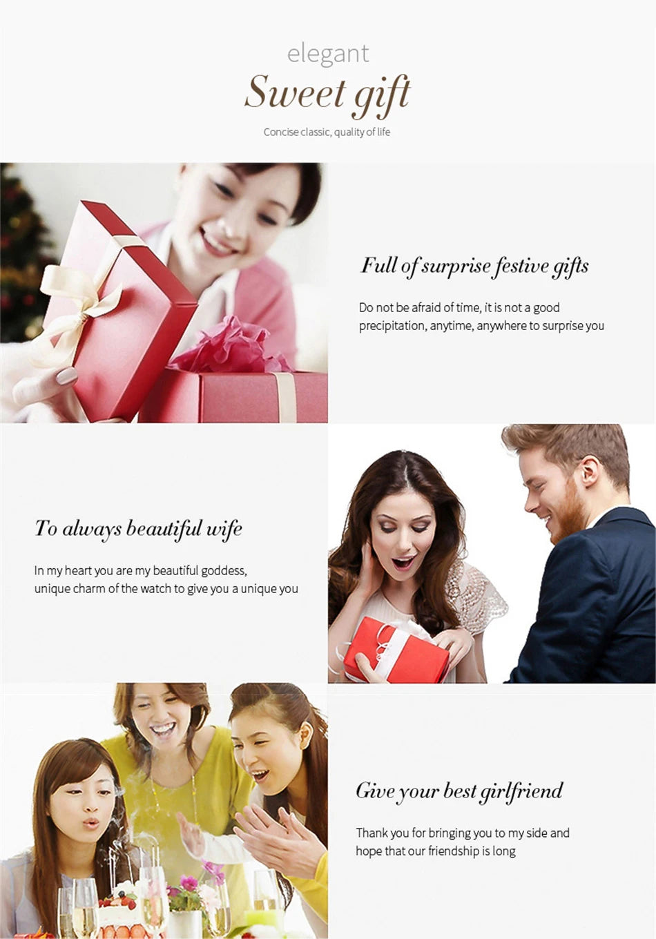 Fashion Luxury Women’s Watch –  – Waterproof Casual