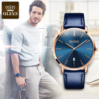 Men’s Quartz Watch – Ultra-Thin Waterproof Business
