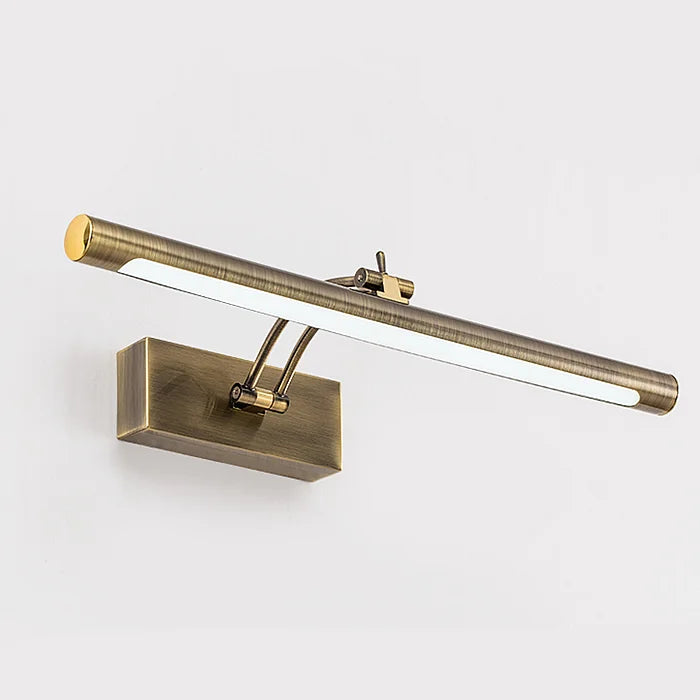 Modern Waterproof LED Bathroom Vanity Light – Stainless Steel Wall Lamp with Switch