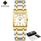 WWOOR Luxury Gold Watch for Men