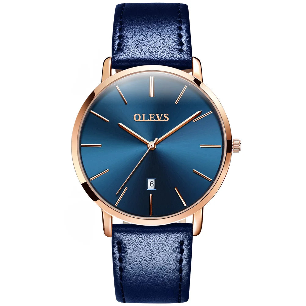 Men’s Quartz Watch – Ultra-Thin Waterproof Business