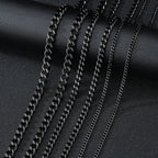 Unisex Stainless Steel Cuban