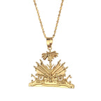 Haiti Symbol Pendant Necklace For Women Girls Ayiti