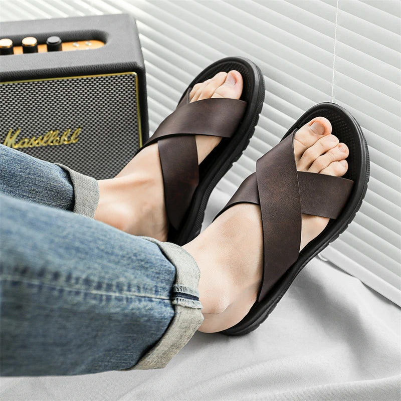 Men’s Genuine Leather Sandals