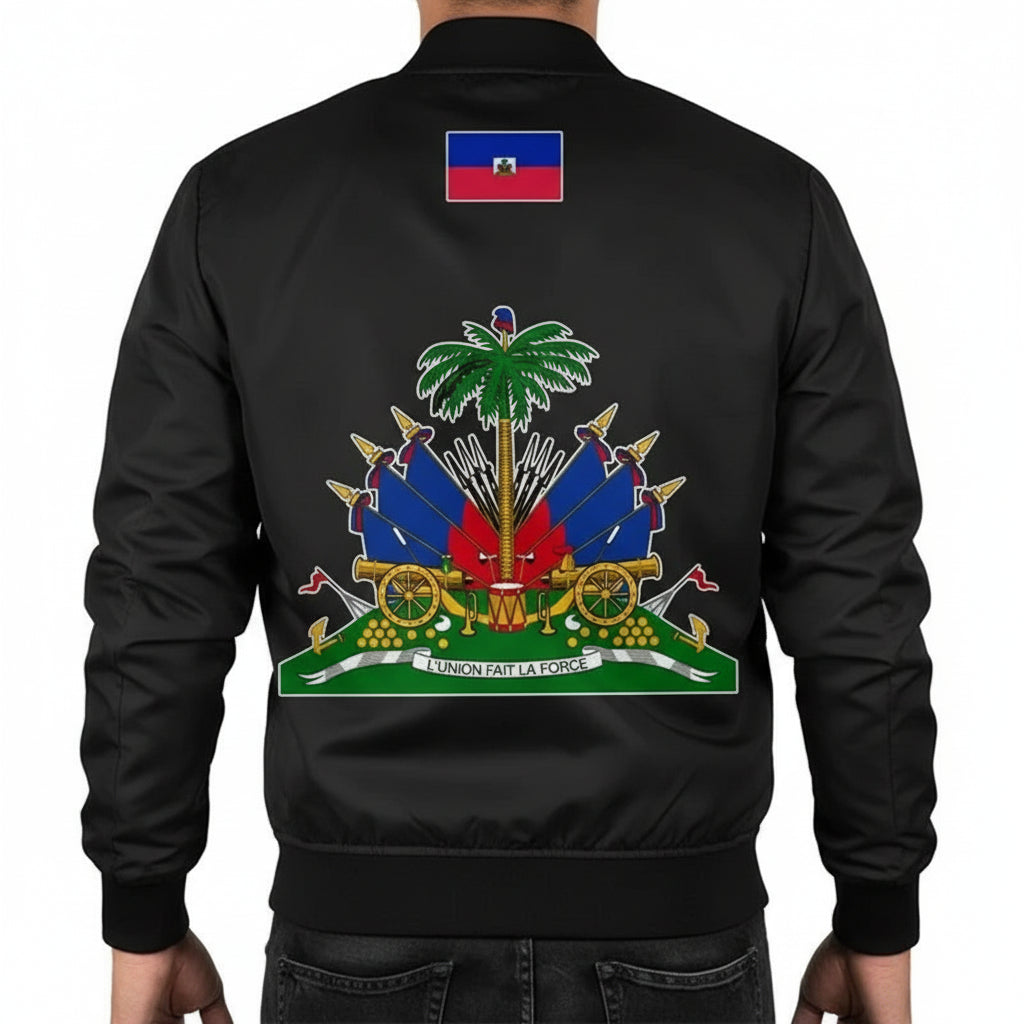 Haiti Flag 3D Bomber Jacket