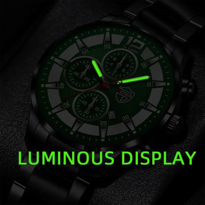 Deyros Stainless Steel Quartz Watch – Business