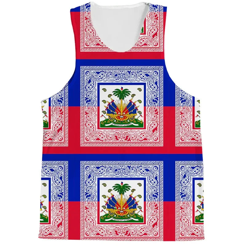 Haiti Top Men Kids Trendy 3D Printed Short