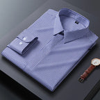 Modern Plus-Size Stretch Formal Shirt