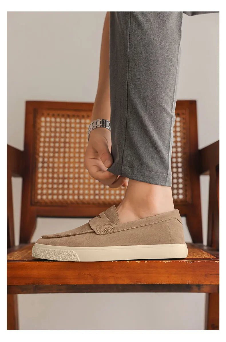 Suede Leather Men’s Loafers