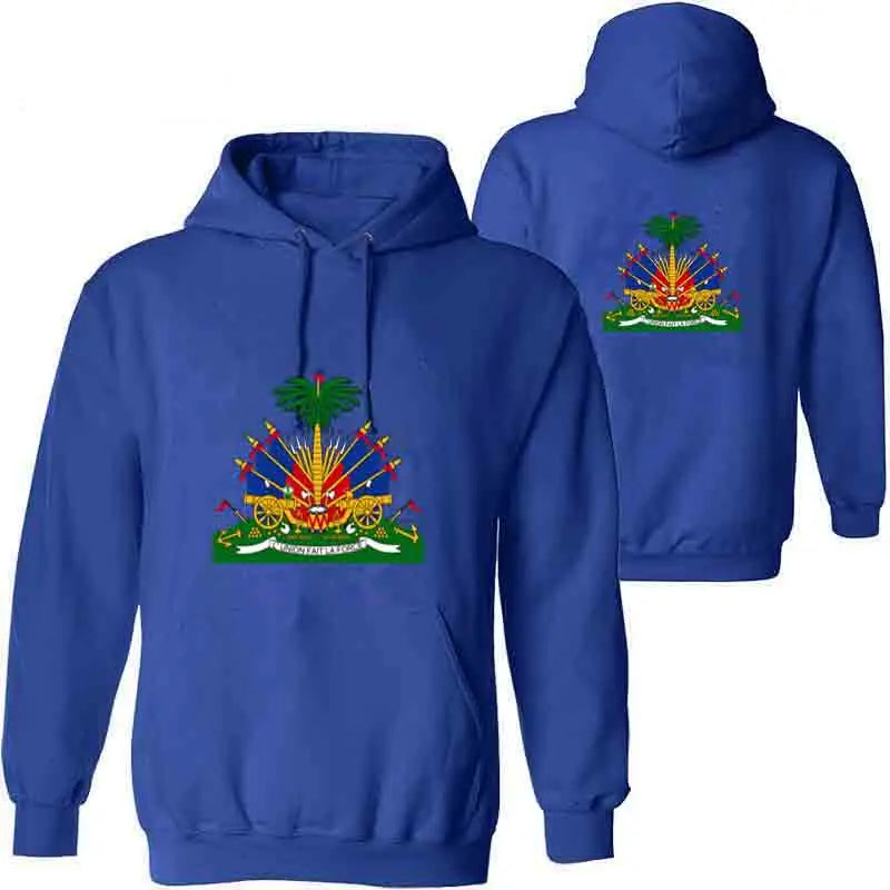 Haiti Flag Sweatshirt – Personalized Name & Number | Men & Youth College Style