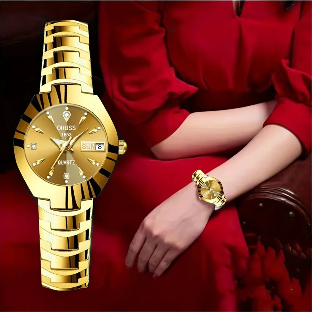 Women's Elegant Calendar Watch