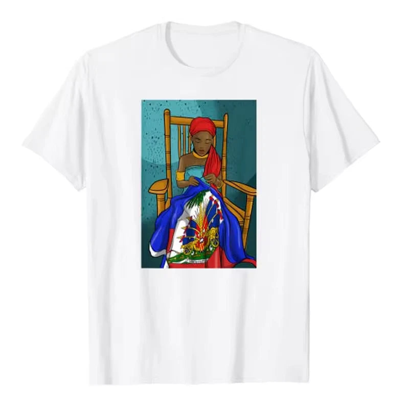 Haitian Pride Wap Konn Joj men T-Shirt Flag Day