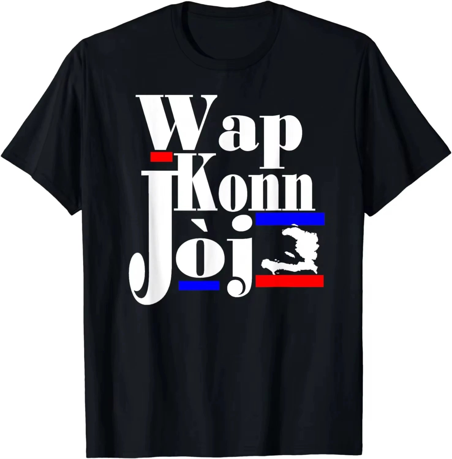 Haitian Pride Wap Konn Joj men T-Shirt Flag Day