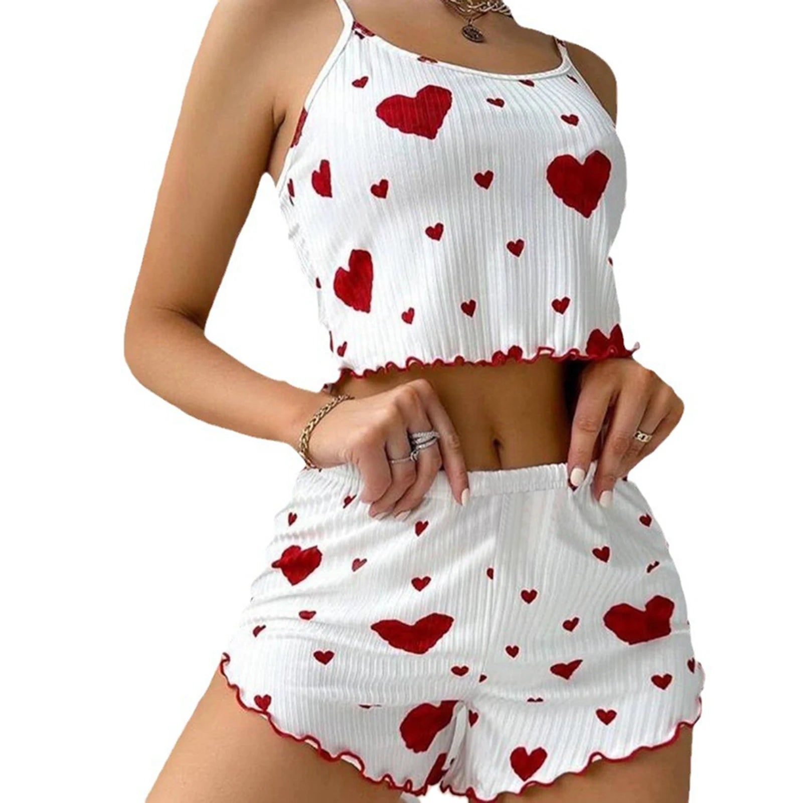 2-Piece Short & Tank Top Sleepwear