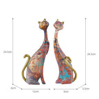 Cat Decoration Resin Abstract Ornaments