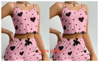 2-Piece Short & Tank Top Sleepwear
