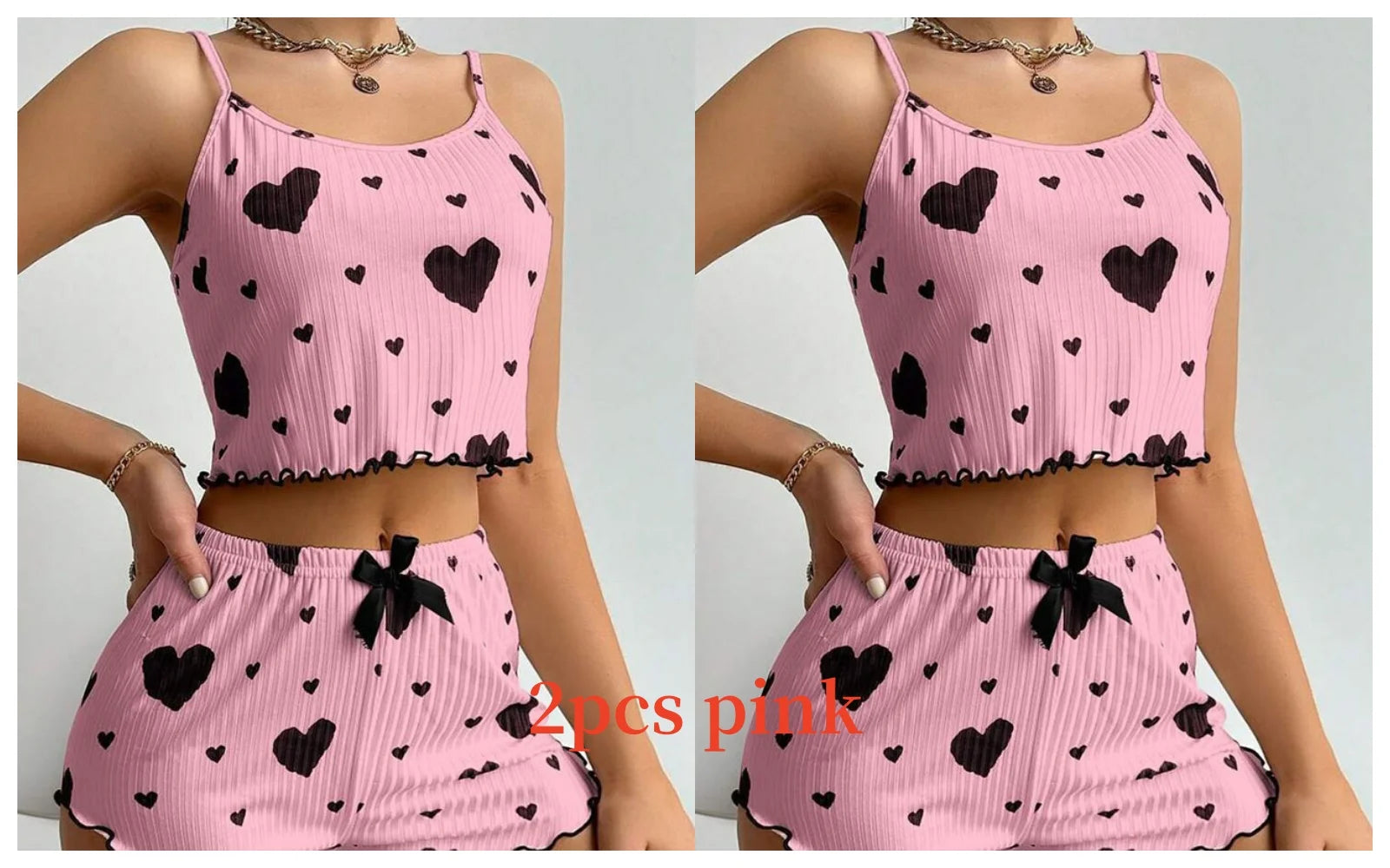 2-Piece Short & Tank Top Sleepwear