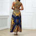 Luxury Women’s Haiti Flag Dress