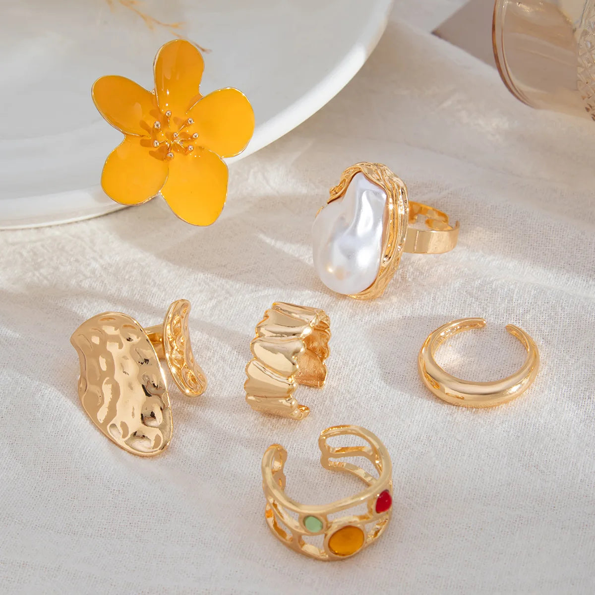 Geometric Knuckle Rings for Women, Men