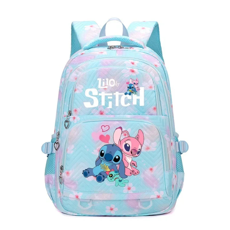 Stitch Backpack – Large Capacity Anime Print Daypack for School, Travel