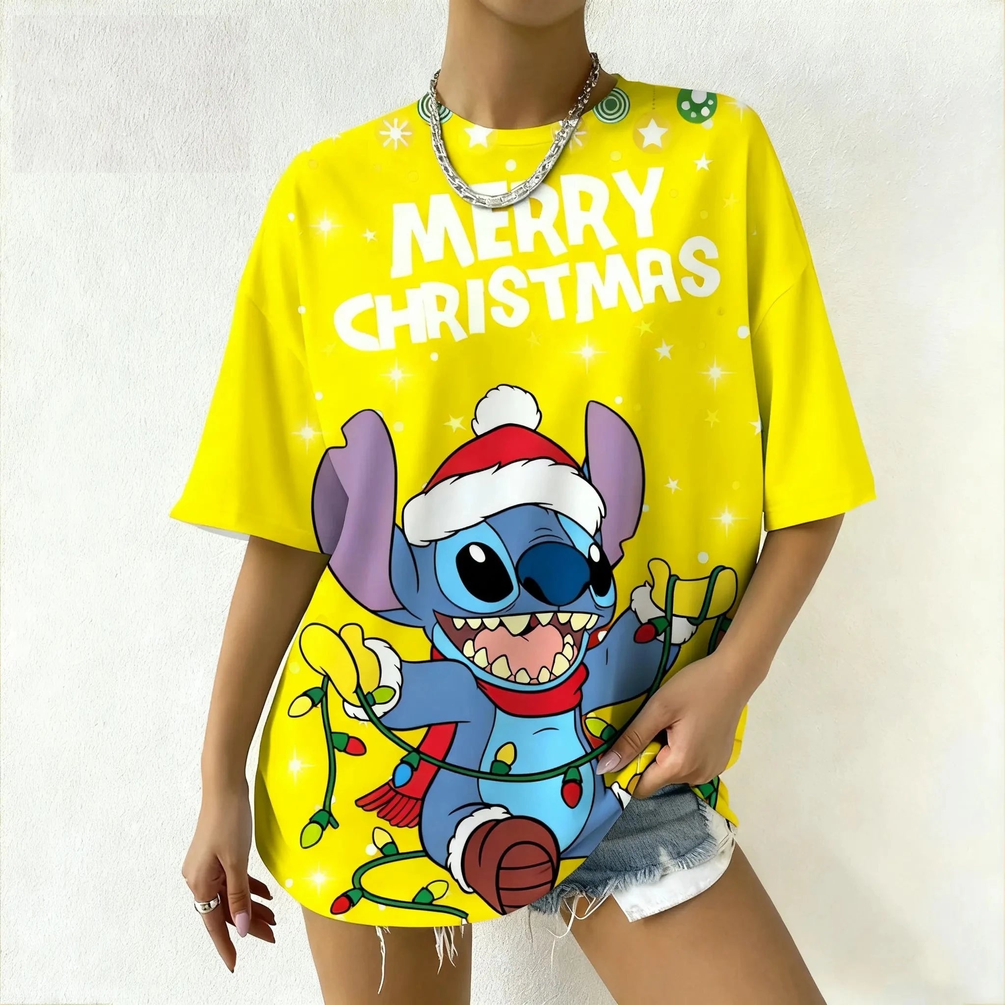 Women’s Disney Stitch Christmas Tee