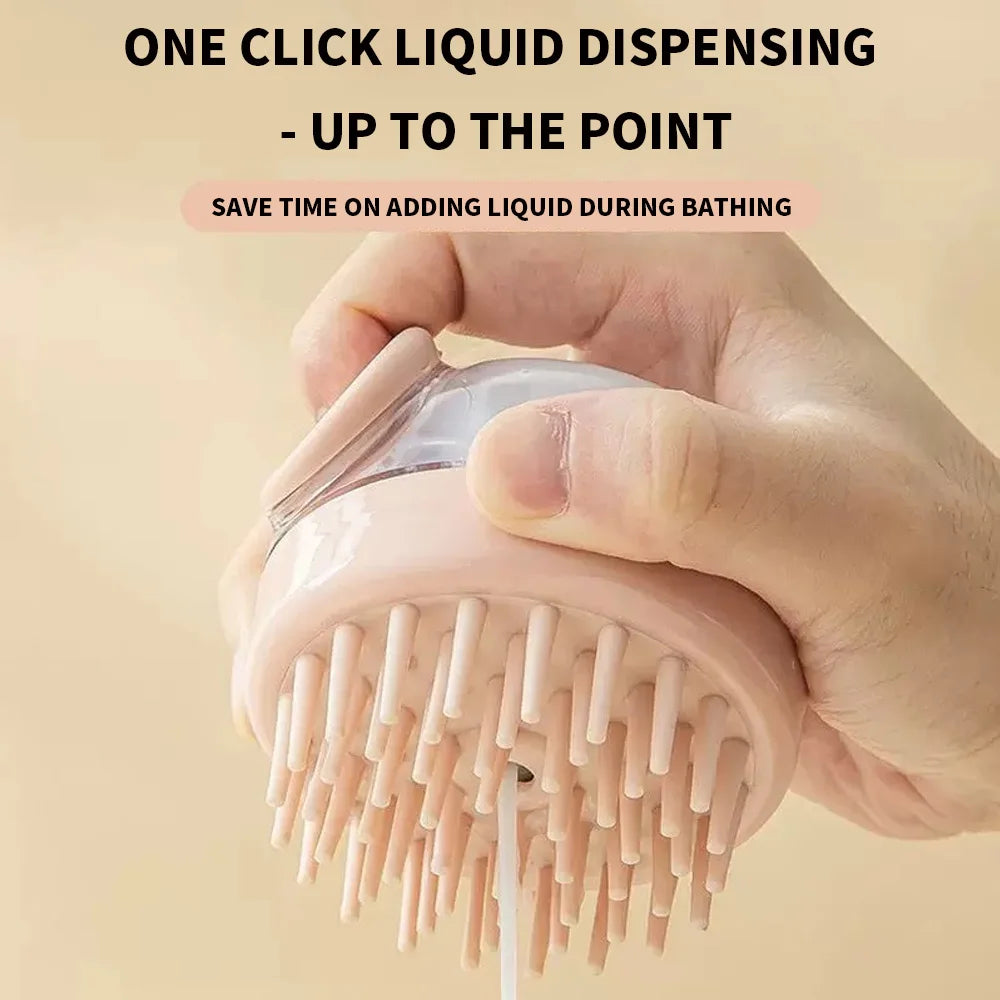 Silicone Pet Shampoo Brush