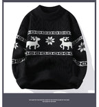 Deer Knit Sweater for Men