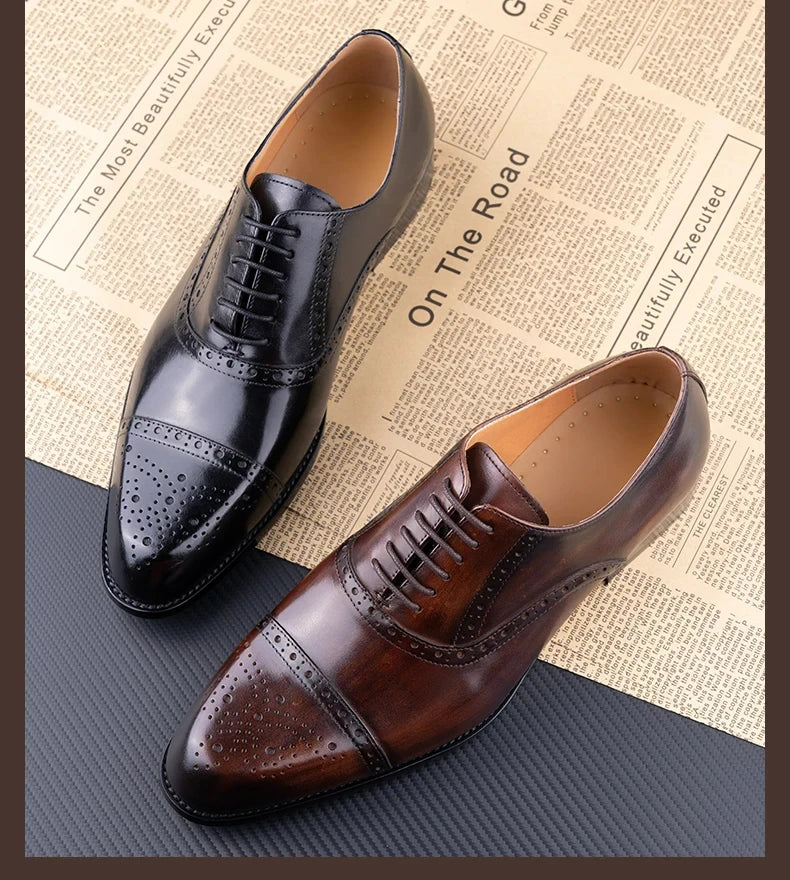 Classic Brogue Dress Shoes